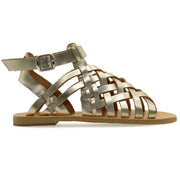 Nisyros Gladiator-Sandalen mit Schnalle