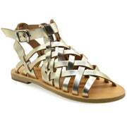 "Nisyros" Buckle Gladiator Sandals