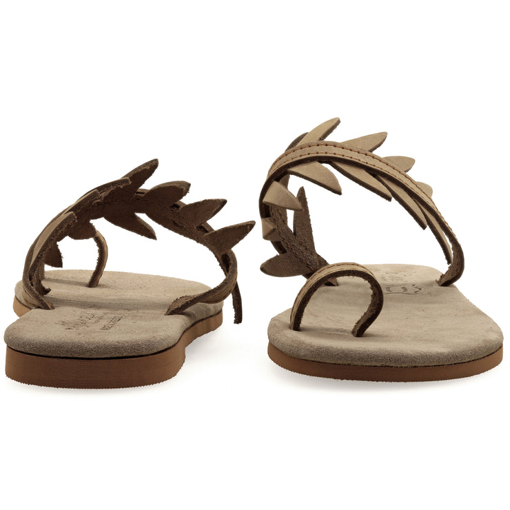 Toe Ring Sandals with Meanders "Spetses"