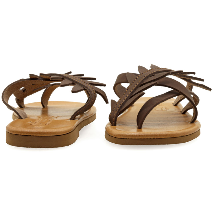 Toe Ring Sandals with Meanders "Spetses"