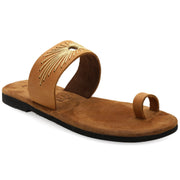 Cushioned Insole Embroidered Sandals  ''Orseis''