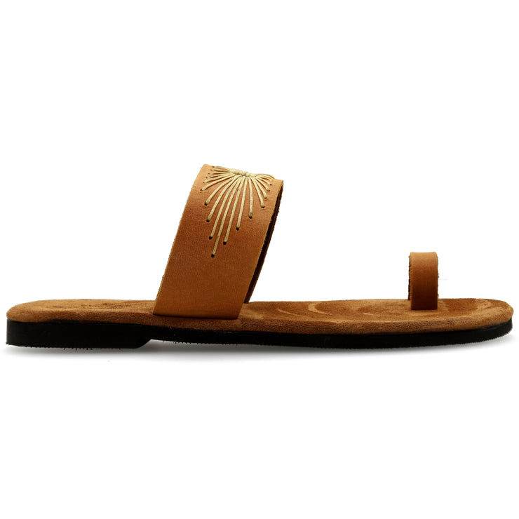 Toe Ring Sandals with Meanders "Spetses"