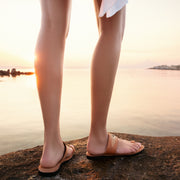 Toe Ring Sandals with Meanders "Spetses"