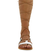 Knee High Tie up Gladiator Sandals "Nyx"