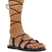 Calf High Tie up Gladiator Sandals "Alcinoe"