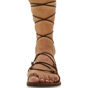 Calf High Tie up Gladiator Sandals "Alcinoe"