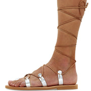 Calf High Tie up Gladiator Sandals "Alcinoe"