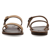 Emmanuela - handcrafted for you® Sandalen mit Schnallenriemen für Herren "Eros" aus Wildleder Braun leder