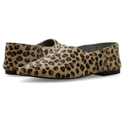 Emmanuela - handcrafted for you® Flache spitze Leopardenschuhe aus Leopard leder