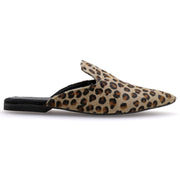 Emmanuela - handcrafted for you® Spitze Pantoletten mit Leopardenmuster aus Leopard leder