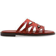 Emmanuela - handcrafted for you® Sandalen mit gepolsterter Fußbett "Siren" aus Rot leder