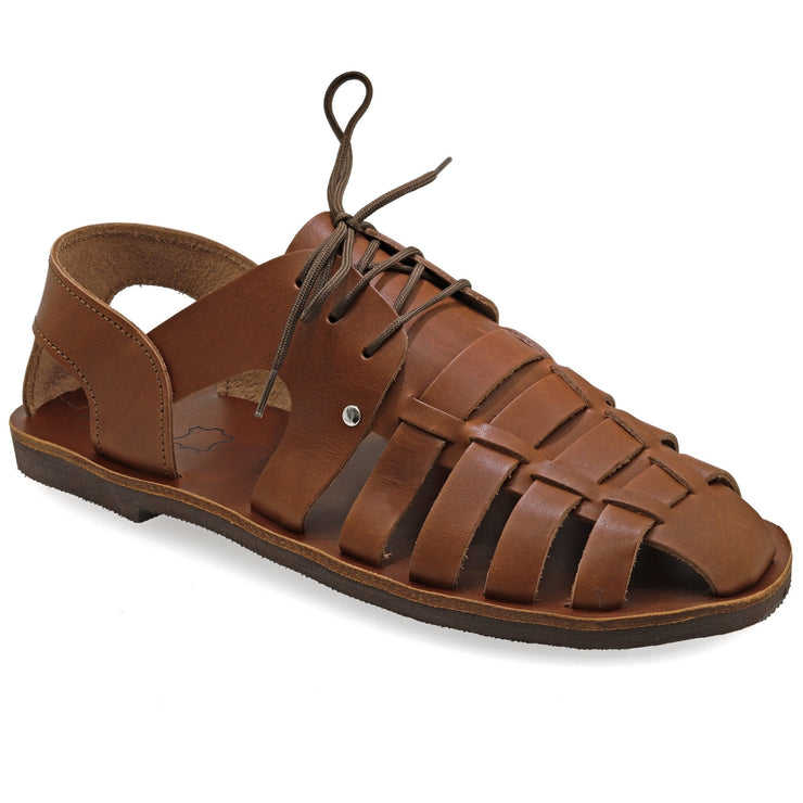 Greek Leather Brown Fisherman&