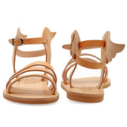 Greek Leather Rose gold Gladiator Sandals with Wings "Hermione" - EMMANUELA handcrafted for you®